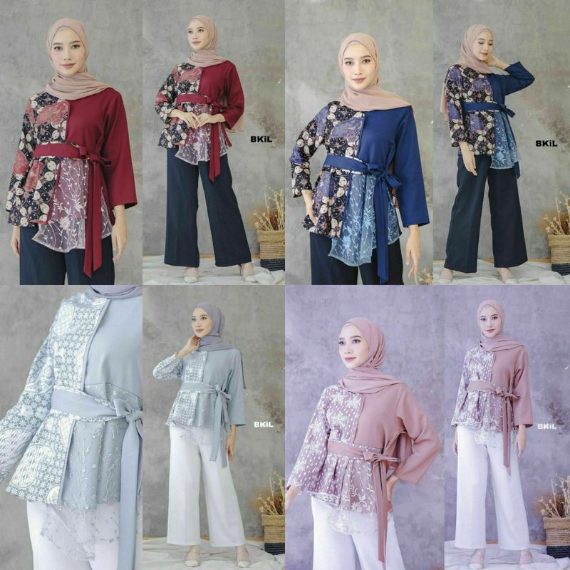 Atasan Batik Dolby Dobby Tenun Katun Halus Katun ATBM Baron By Batik Caplin