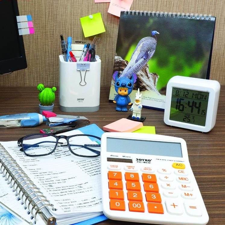 

Terbaru! Calculator Kalkulator Joyko CC-8 12 Digits Check Correct .,