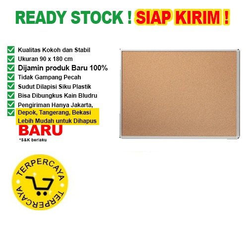 

Papan Pin Board / Soft Board SAKANA Polos 90x180