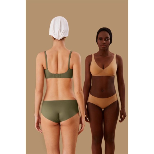 FINETOO Celana Dalam Sutra Es Wanita Cd Wanita Anit Jiplak