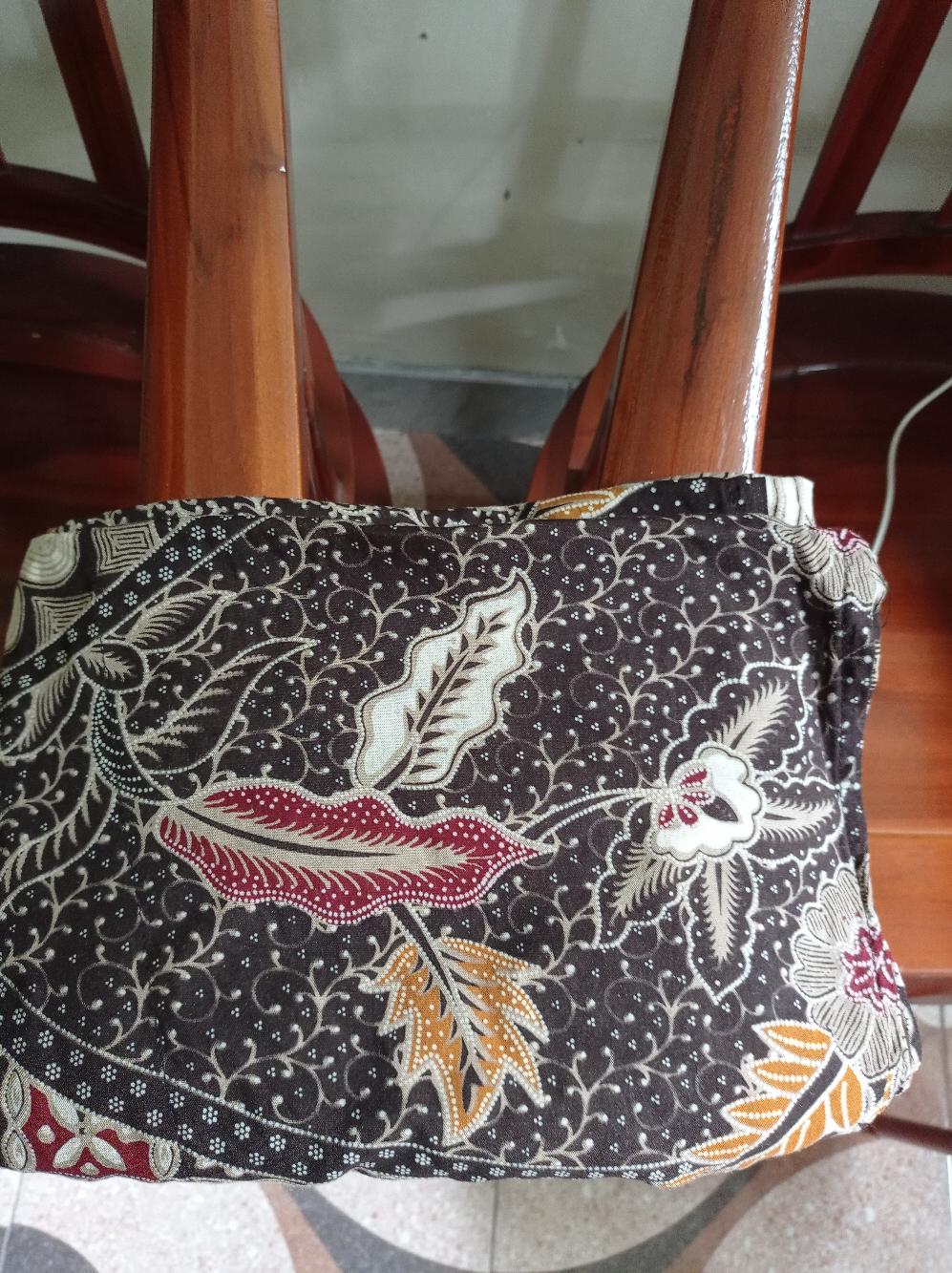 Simifashion Kaftan Batik Bahan Paris Motif Batik Solo Asli Premium Fit Jumbo