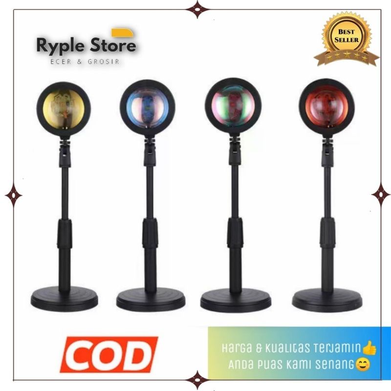 RGB lamp LED RGB 16 color + remote control lampu tidur proyektor/RGB lamp 16 warna