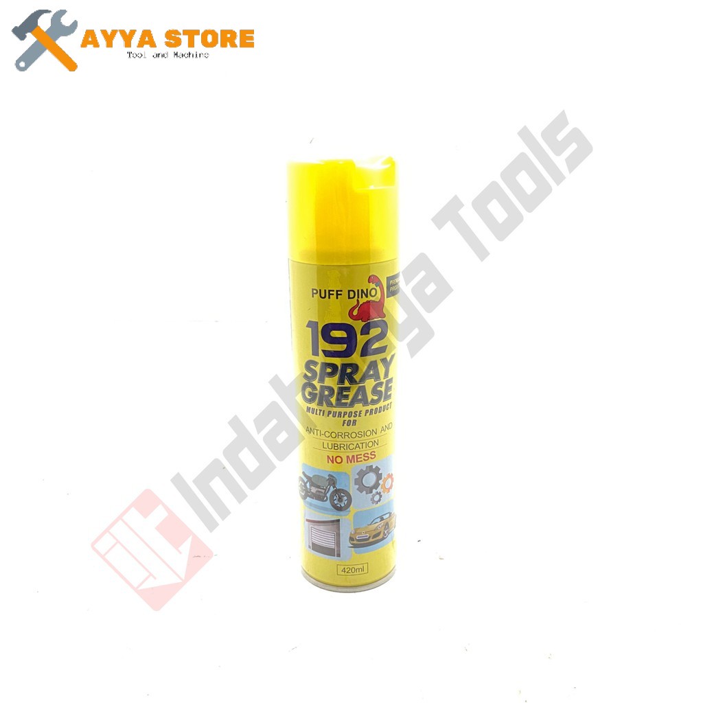 PUFF DINO 192 SPRAY GREASE Pelumas Gemuk Stempet Rantai Part Ayya