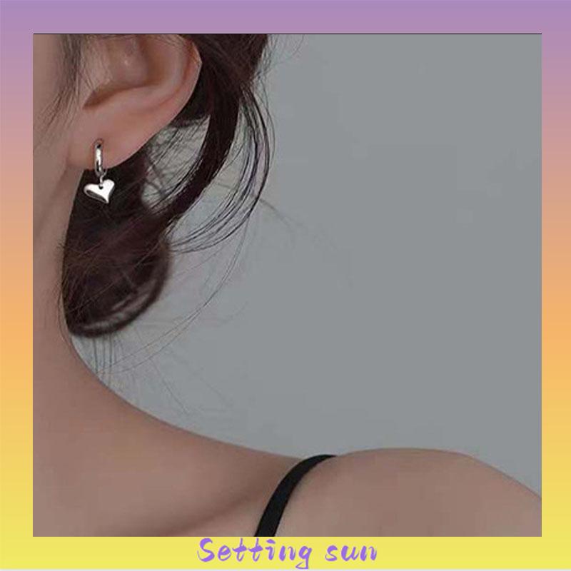 Anting Klip S925 Gaya Korea Untuk Wanita TN