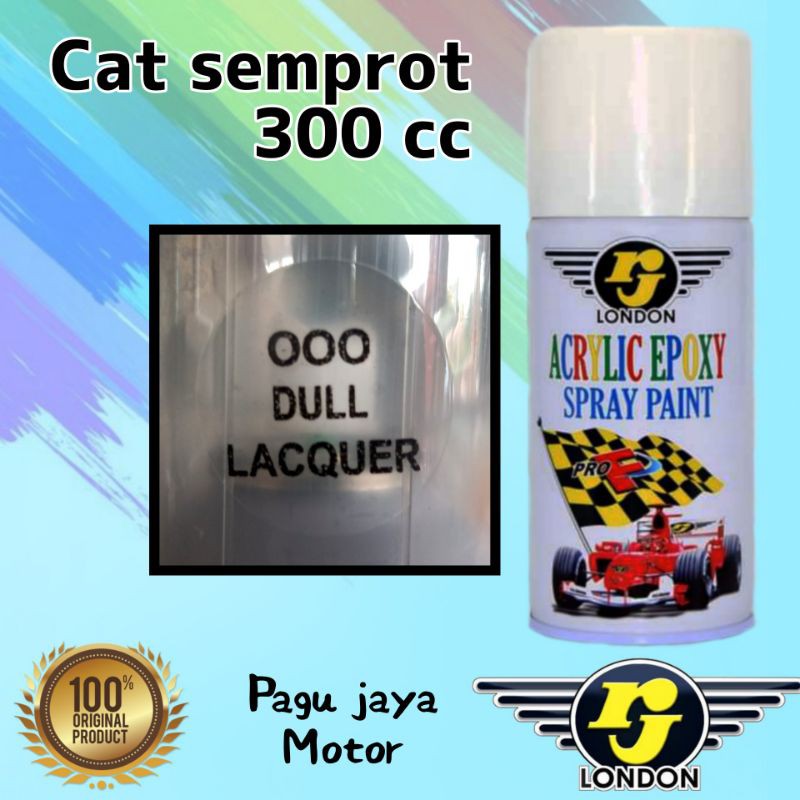 300cc pilok pilox dull clear doff matte  rj london cat semprot aerosol spray paint