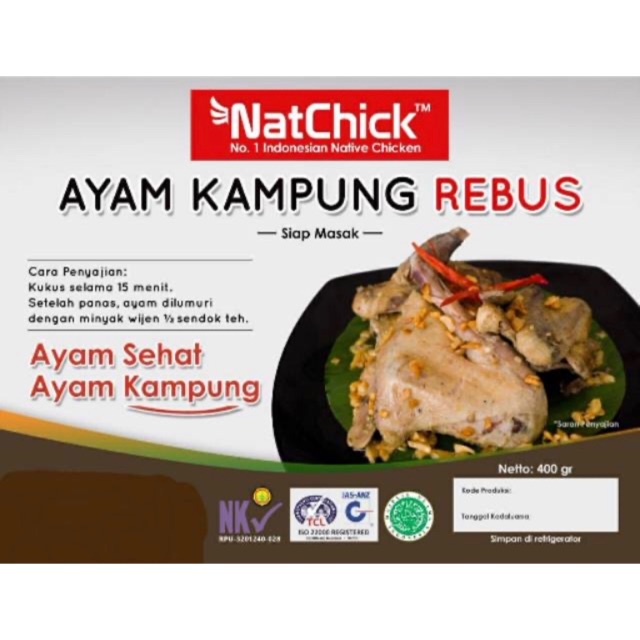 

Ayam Kampung Rebus Nat Chick (Frozen Food)