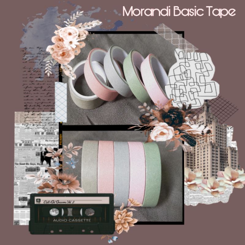 

5 Pcs Washitape | Morandi Washitape