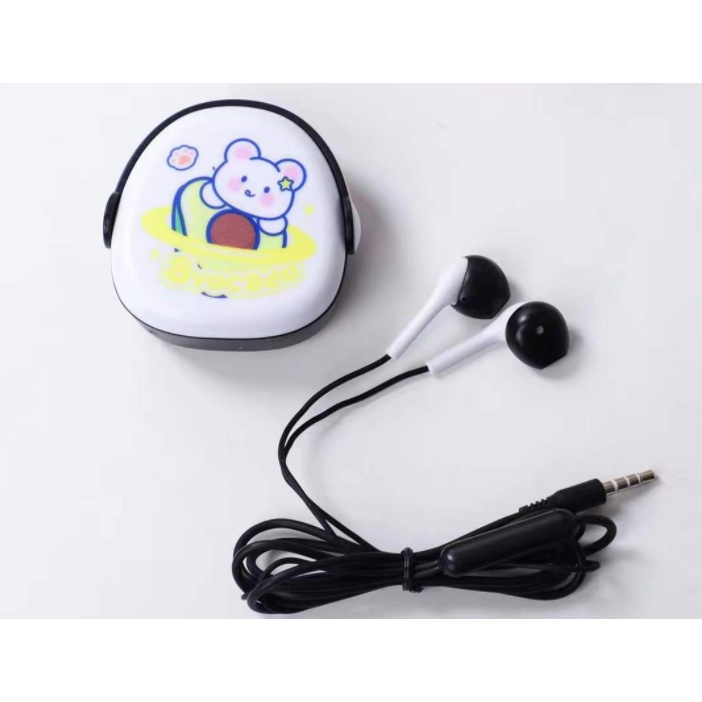 [XY-64] Headset Earphone Motif Lovely Fruits Animals / Wadah Earphone Kartun Hewan Buah-buahan Lucu