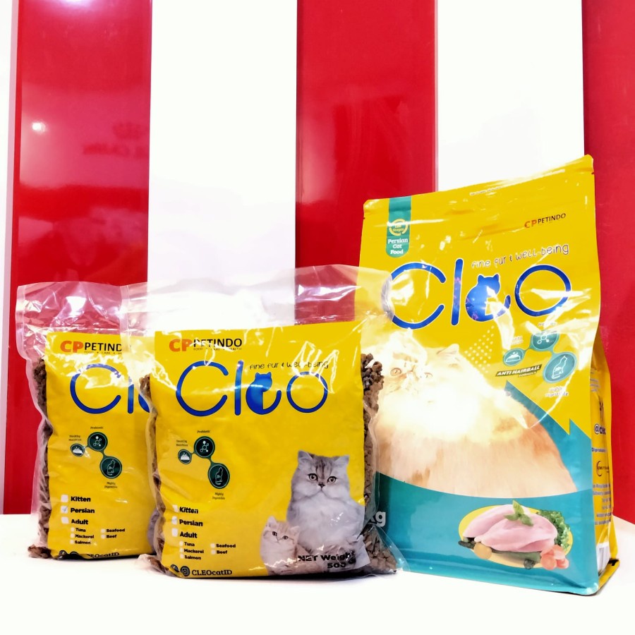 CLEO Persian Adult 1kg REPACK Makanan kucing cleo persian