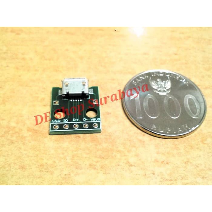 Jual Micro USB to DIP Adapter Female Connector DIY Arduino Murah