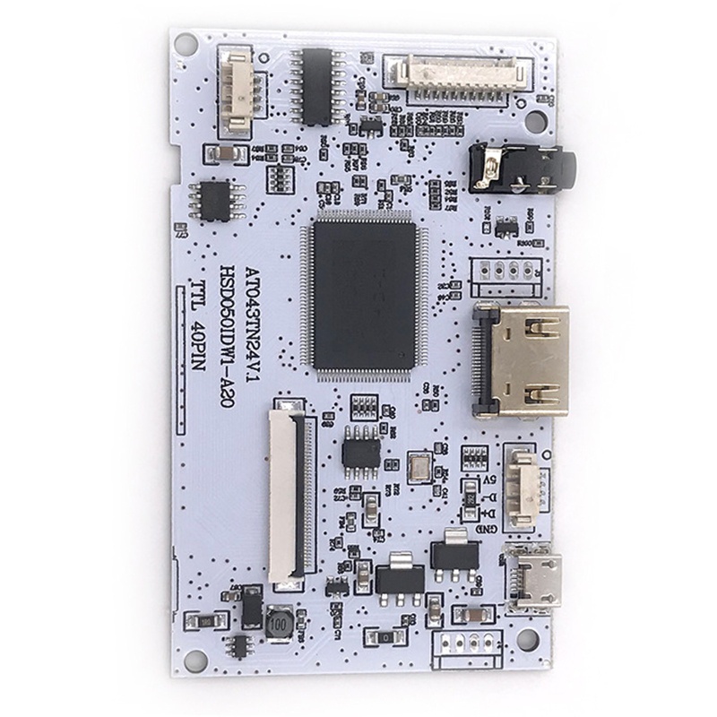 Btsg LVDS Controller Board 40Pin TTL 40Pin Driver Drive Universal Untuk AT043TN24 HSD050IDW