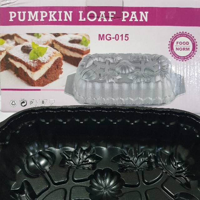 pumpkin loaf pan loyang cake anti lengket baking pan 24 cm non stick