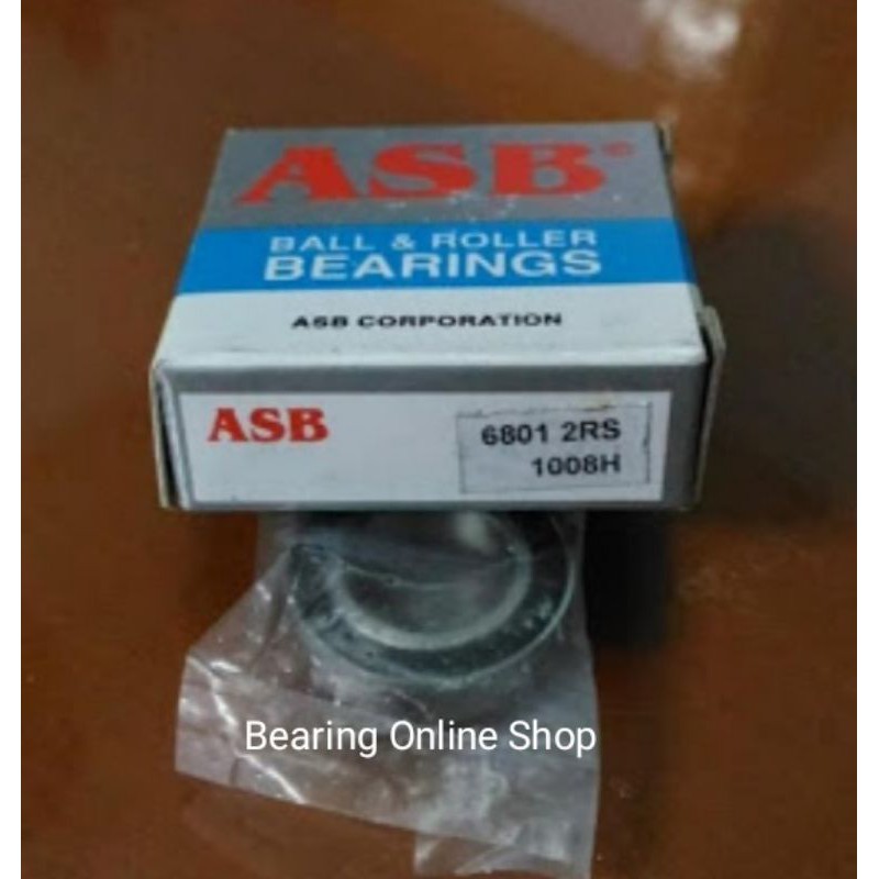 Ball Bearing 6801 2RS ASB