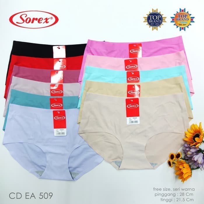 SOREX CD WANITA SEAMLESS TANPA JAHITAN PROMO ECER / GROSIR