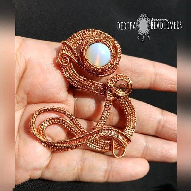 012.Letter "S" Brooch/Bros Huruf S/Wirebrooch