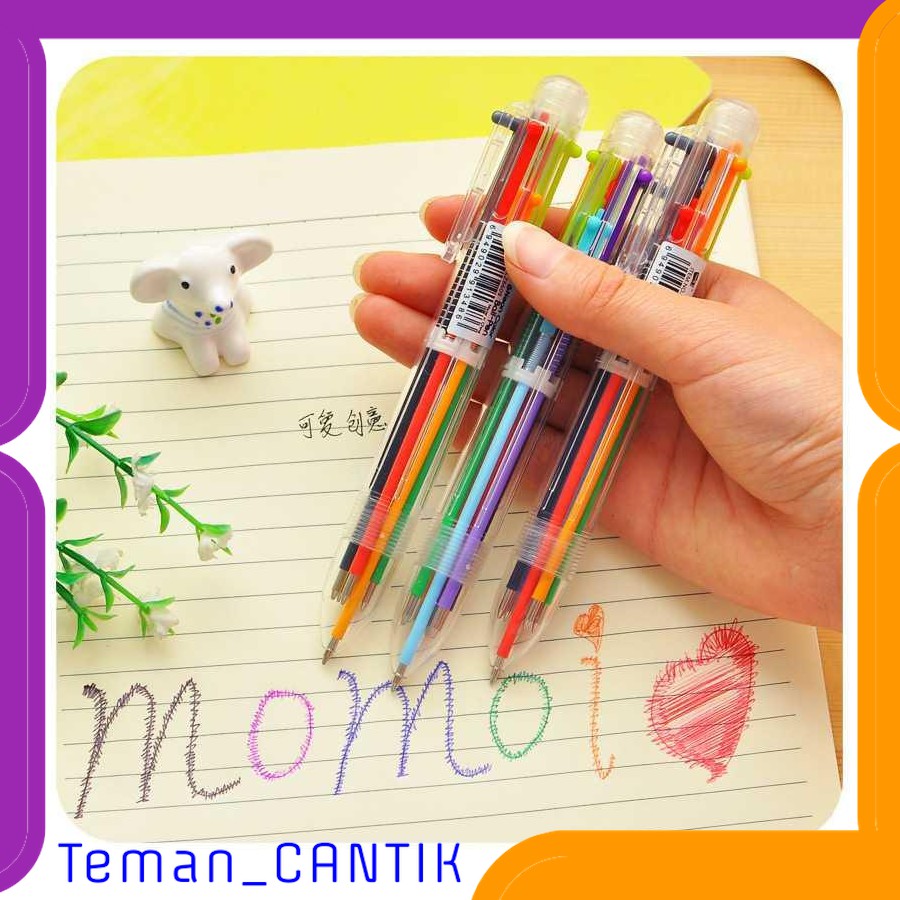 

TC-AT013 PENA BALLPOINT MULTI WARNA 6 IN 1