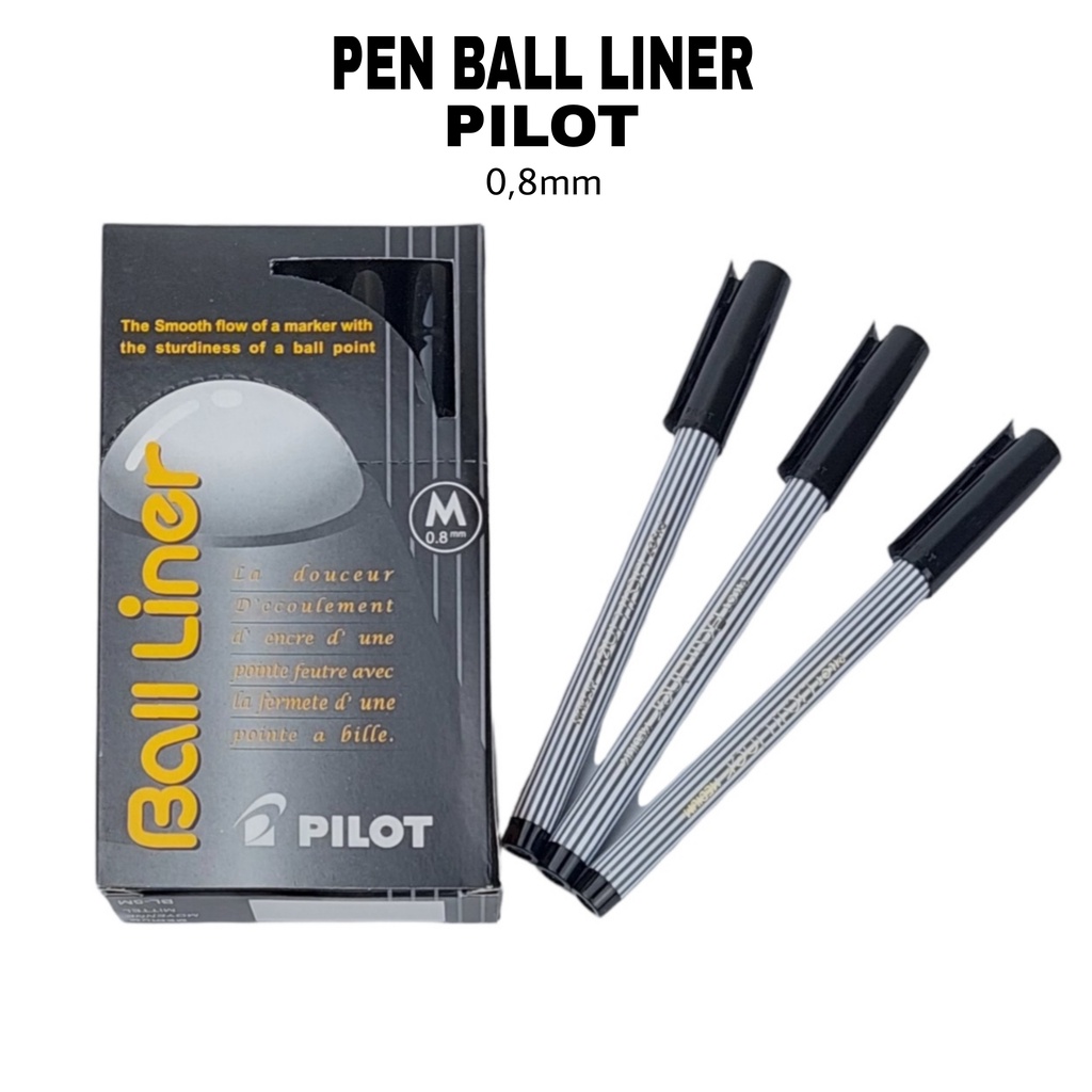 Jual Pen / Ballpoint / Bulpen Ball Liner Pilot 0.8mm | Shopee Indonesia