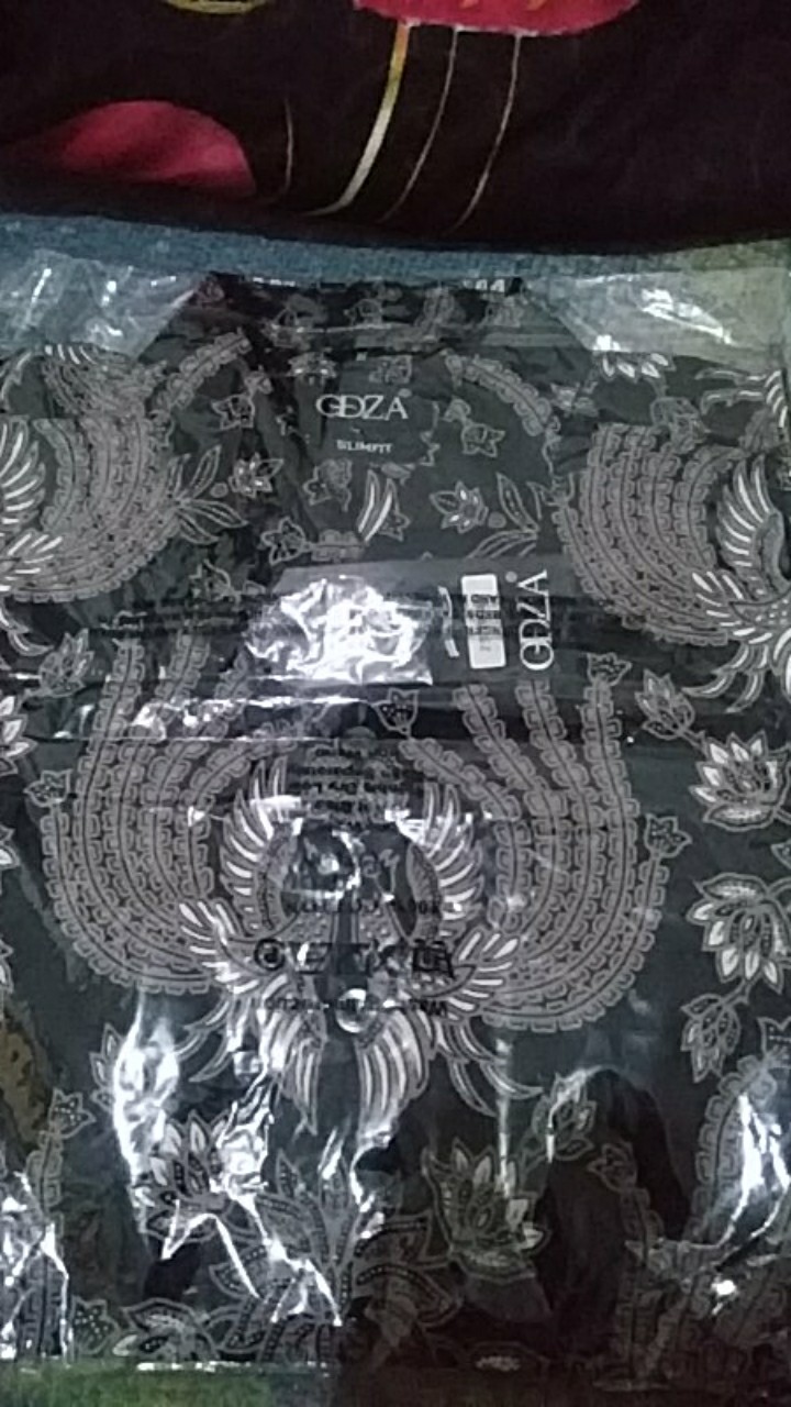 Odza Classic Kemeja Batik Muslim Pria Modis Lengan Pendek Premium Quality Datuserasan