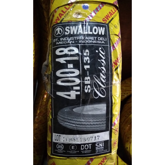 400-18 sb 135 classic, ban motor merk Swallow