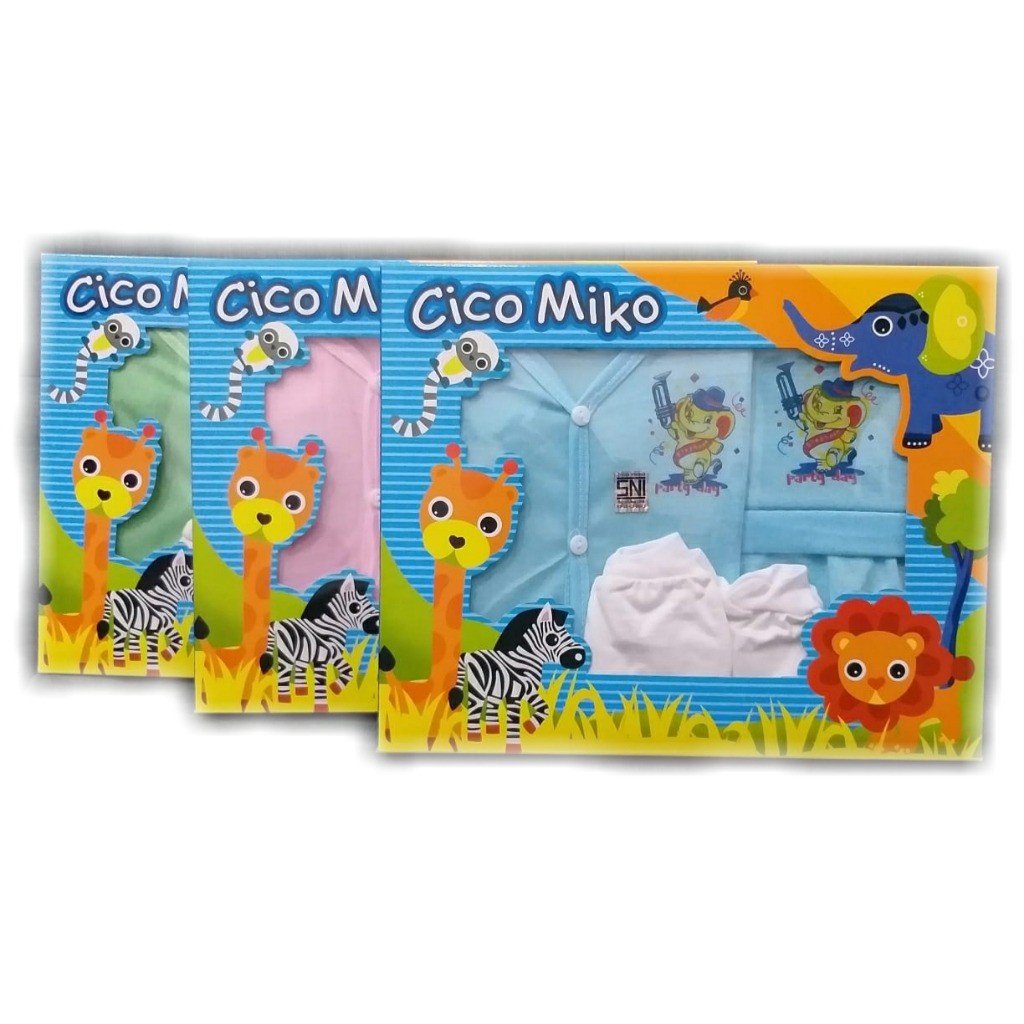 KADO BAJU BAYI GIFT SET CICO MIKO-BABY SET CICO MIKO