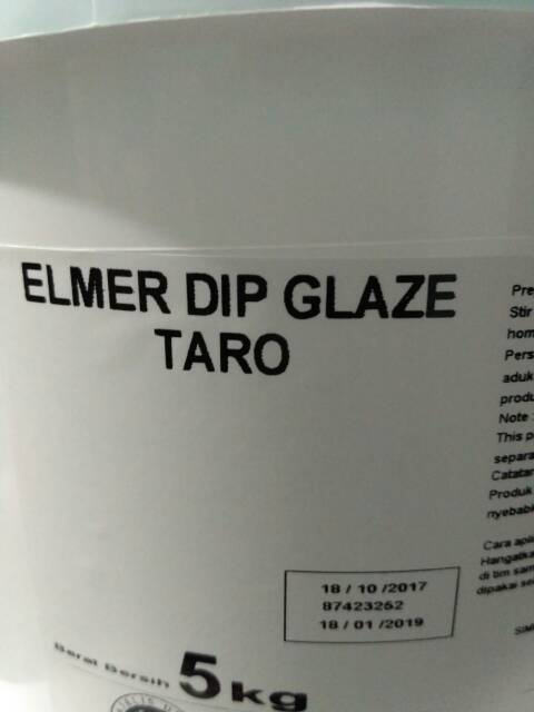 Dip glaze taro elmer