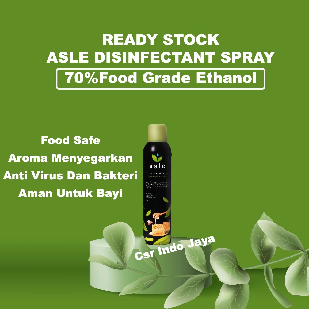 Asle Disinfectant Spray / Desinfektan Spray Food Grade / Anti Virus