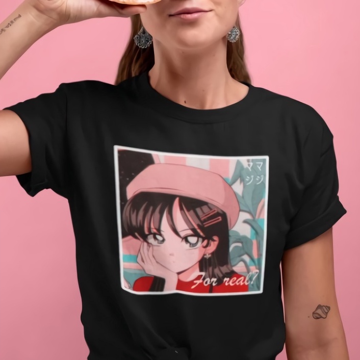 Tshirt 90's Anime Girl Unisex