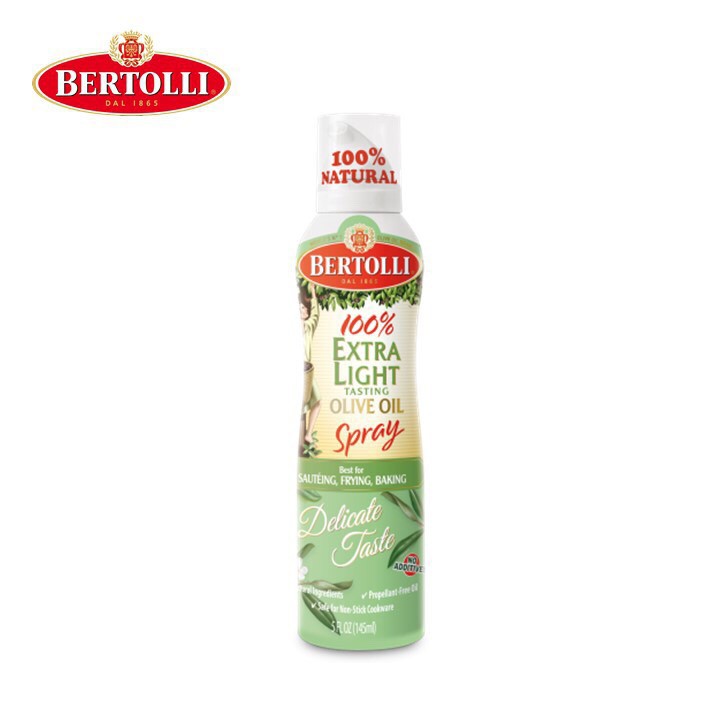 Khas Bertolli Extra Light Olive Oil Spray 145ml