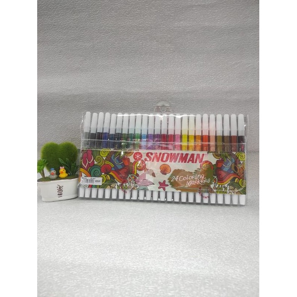 

Snowman sign pen 24 color