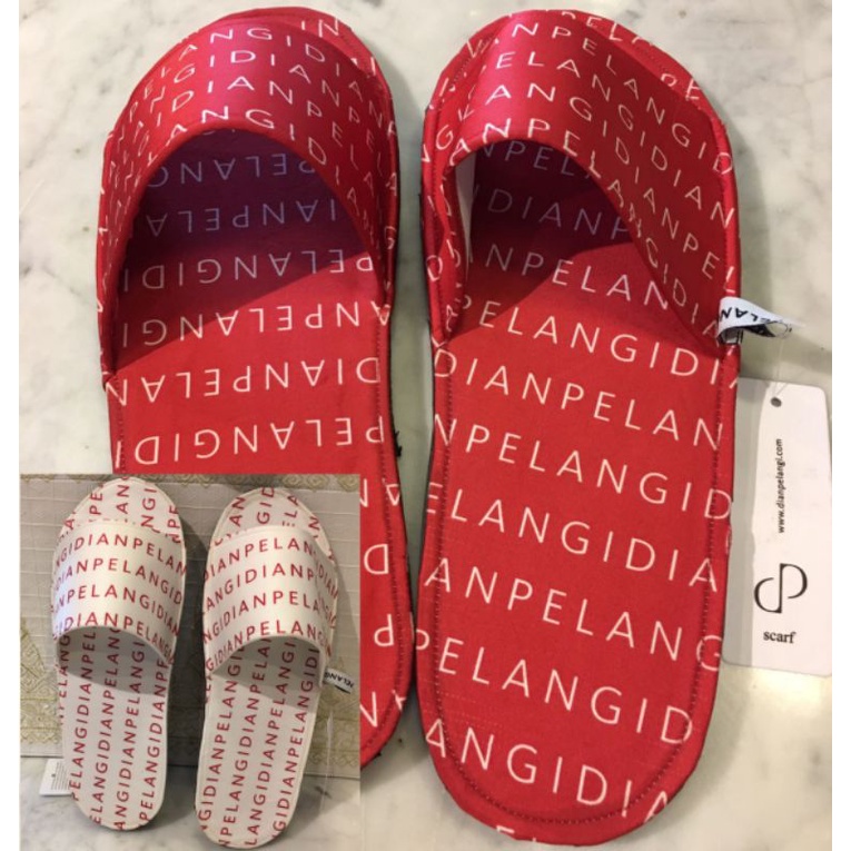 Sandal Santai by Dian Pelangi ( ORIGINAL ) Sendal Rumah Pria Wanita Casual Keren Modis Model Terbaru