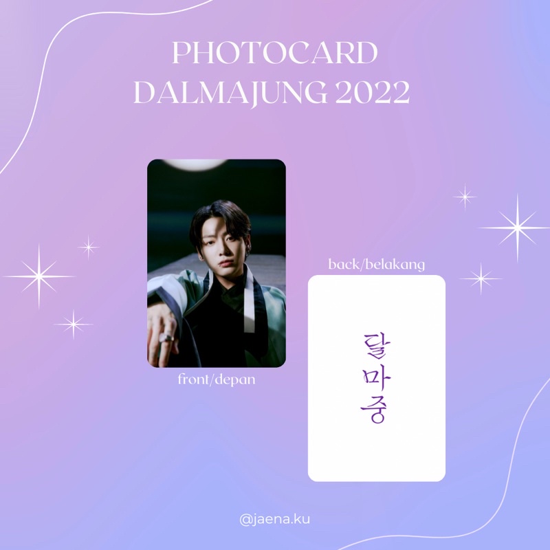 [BTS] PHOTOCARD DALMAJUNG SOWOOZO BTS ‼️BACA DESKRIPSI‼️