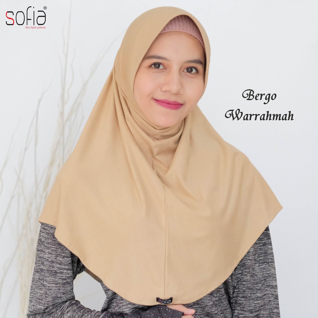 Bergo Hijab Instan / bergo hijab dewasa / Bergo Dewasa Warrohmah - ASRA HIJAB