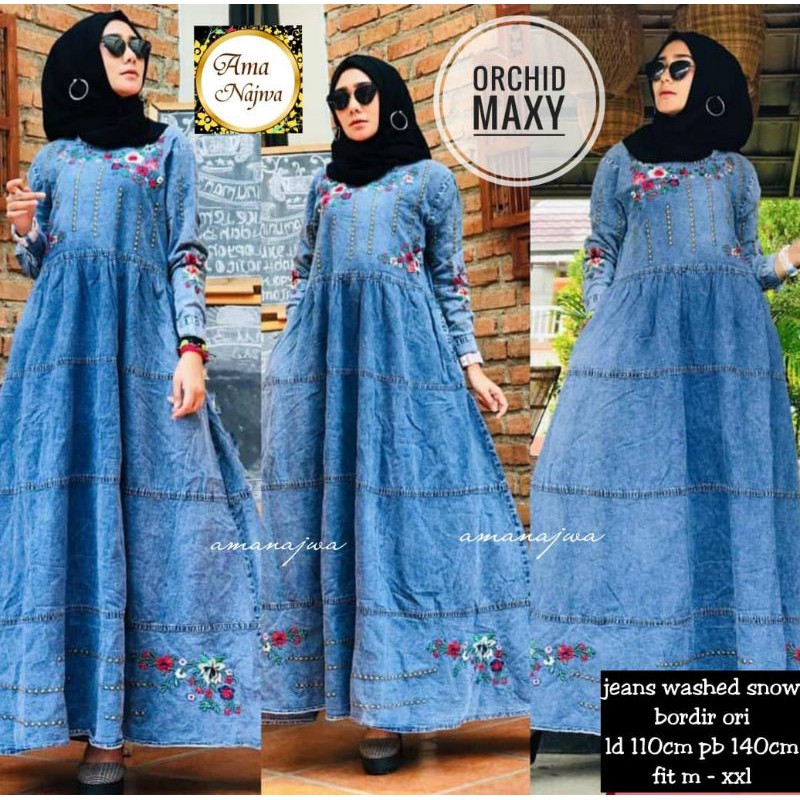 ORCHID MAXY JEANS BY AMA NAJWA