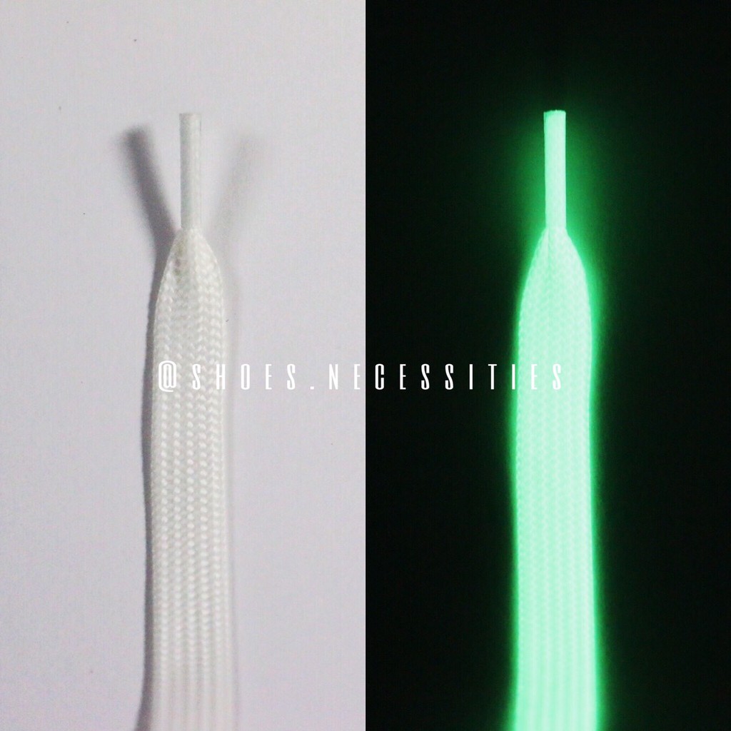 GLOW IN THE DARK - Tali Sepatu nyala - Shoelaces - Laces 80CM 100CM 125CM