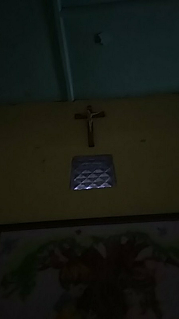 Salib Gantung Katolik Kayu Jati Finishing Sono Korpus Silver 30cm / Salib Dinding / Hiasan Dinding