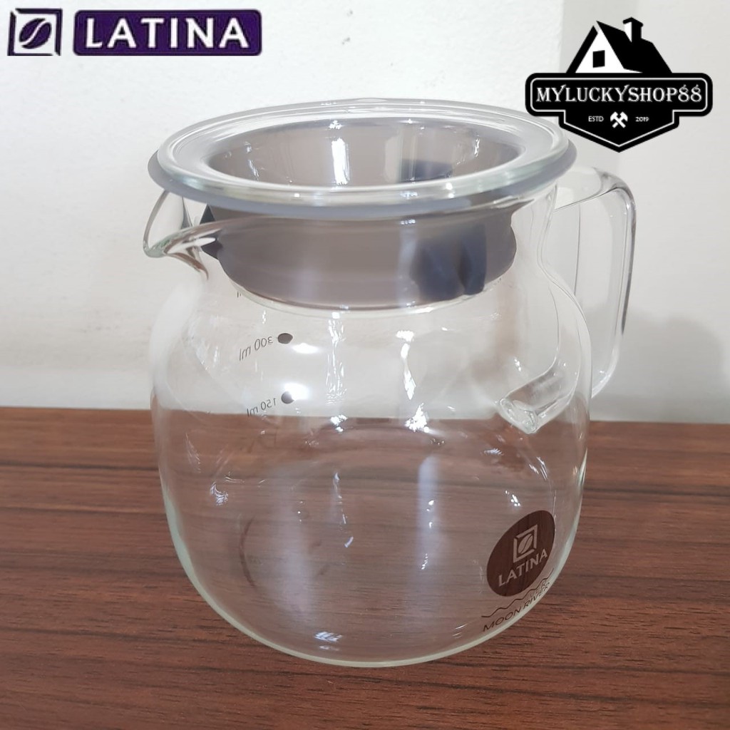 Latina Moon River Coffee Server 600ml Pot 600 ml Teko Kopi Kaca 600 cc