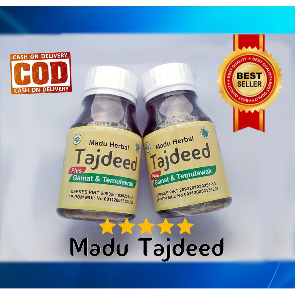 

Madu Herbal Tajdeed - Paket 3 Botol Lebih Hemat