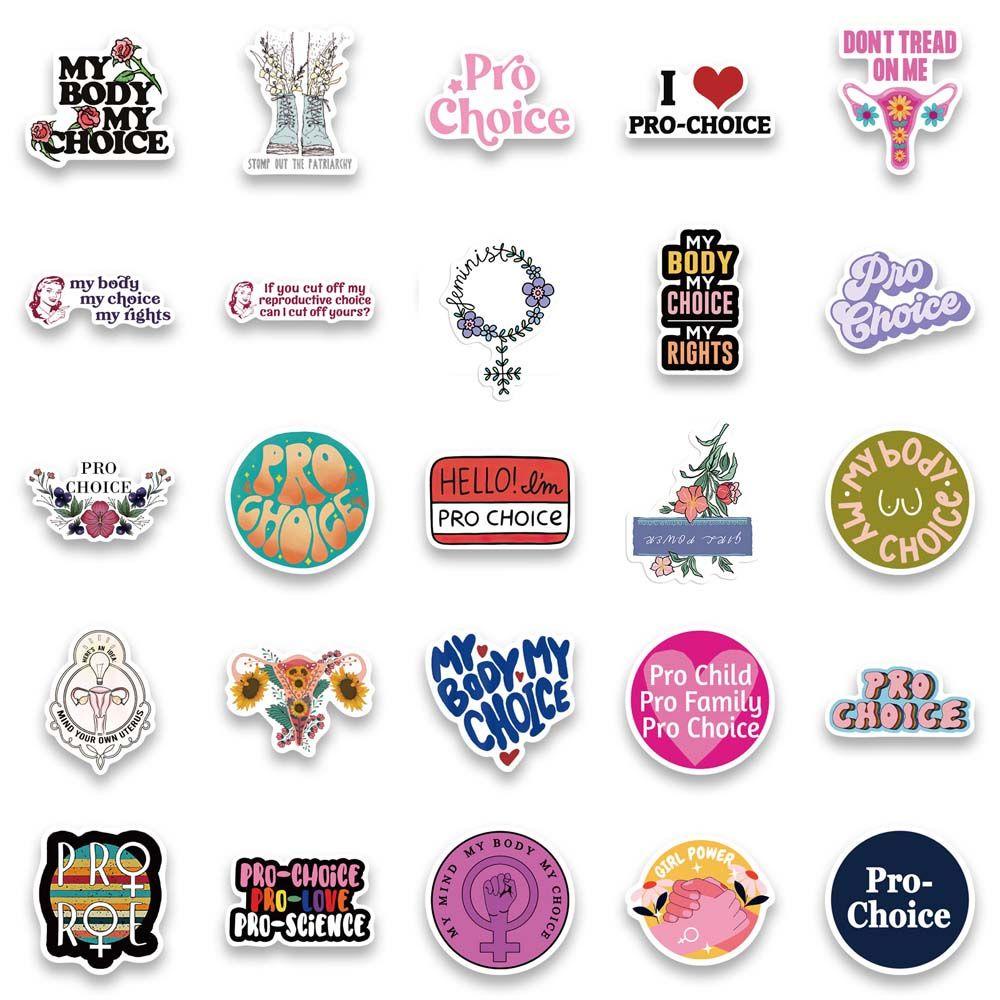 Mxbeauty Feminist Stiker Motor Laptop Keren DIY Dinding Decals Travel Bagasi Skateboard Feminist Mendukung