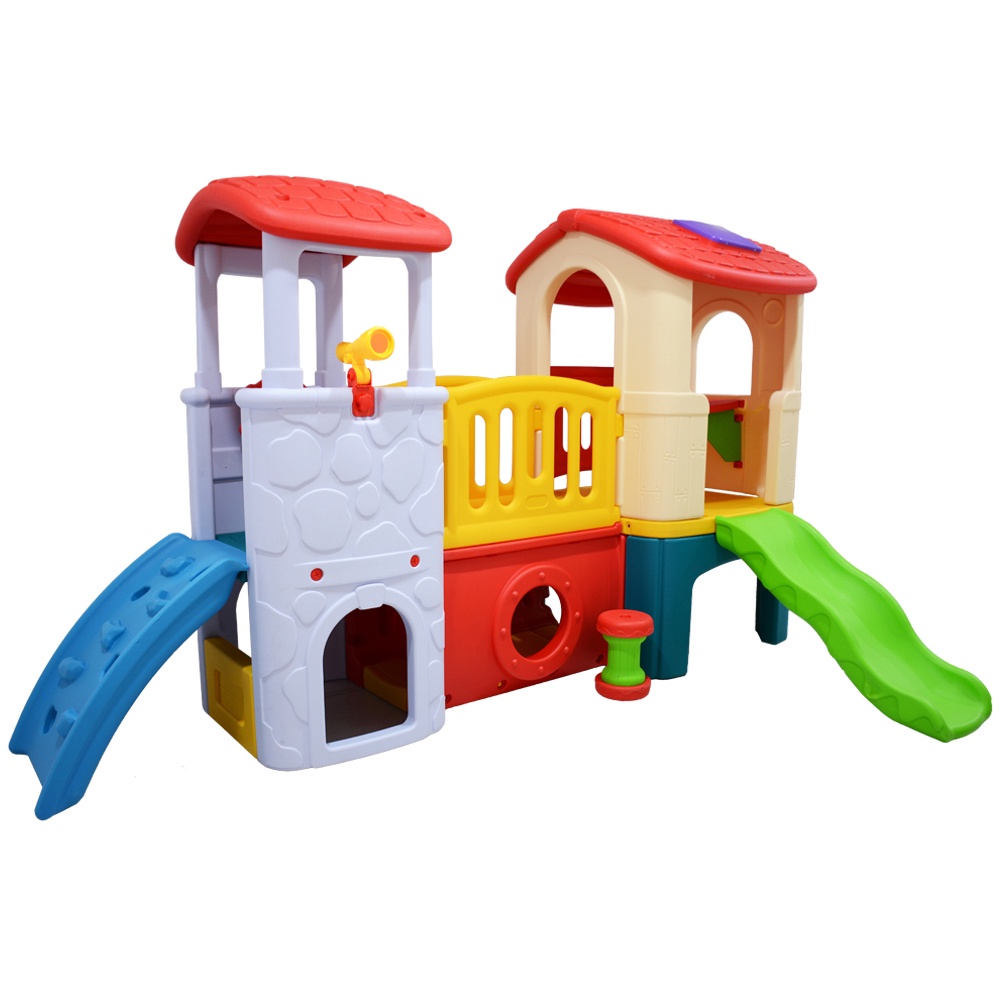 Labeille ZK 0011 4in1 Junior Club Playhouse Slide Climb Tunnel Club House Climber