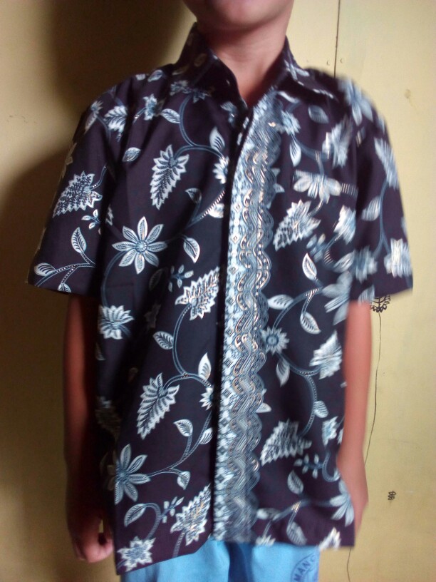 Real Pict • Hem Anak / Kemeja Anak / Kemeja Batik Anak Sd
