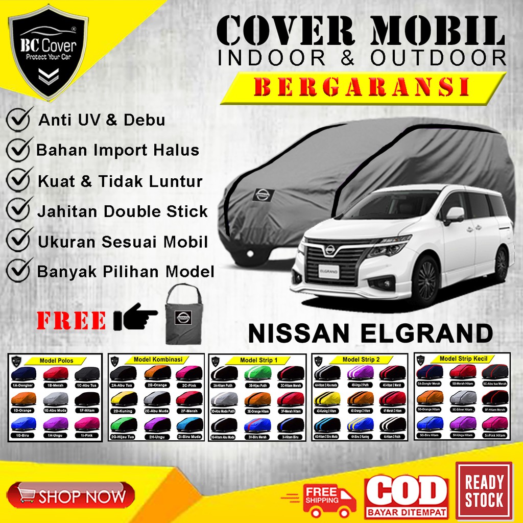 Body Cover Mobil Nissan Elgrand / Sarung Mobil Elgrand / Selimut Pelindung Jas Kerudung Mantol Mantel Tutup Penutup Mobil Nissan Elgrand Outdoor