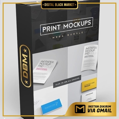 Print Object Mockups Bundle - Photoshop