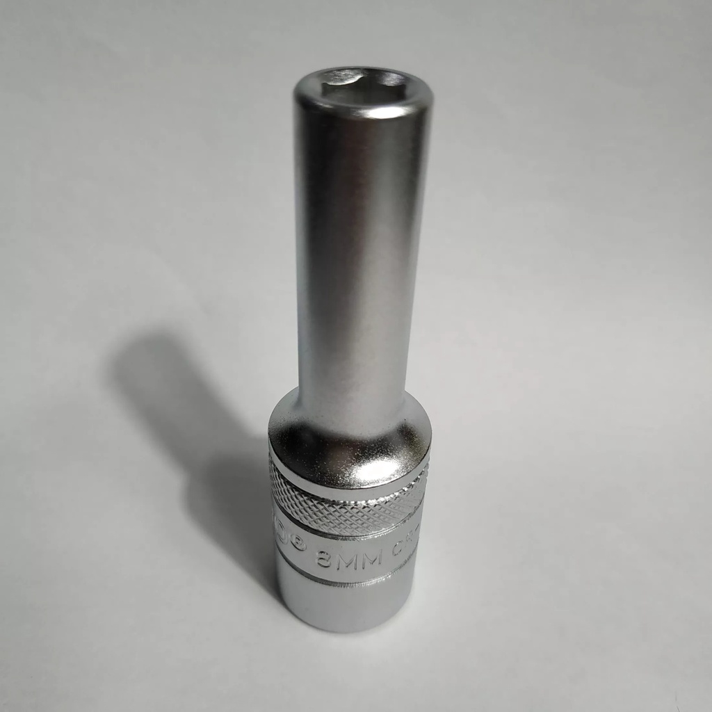 Mata Sock Deep Wall 1/2" 8mm ( 6PT ) / Mata Soket Panjang 8 mm