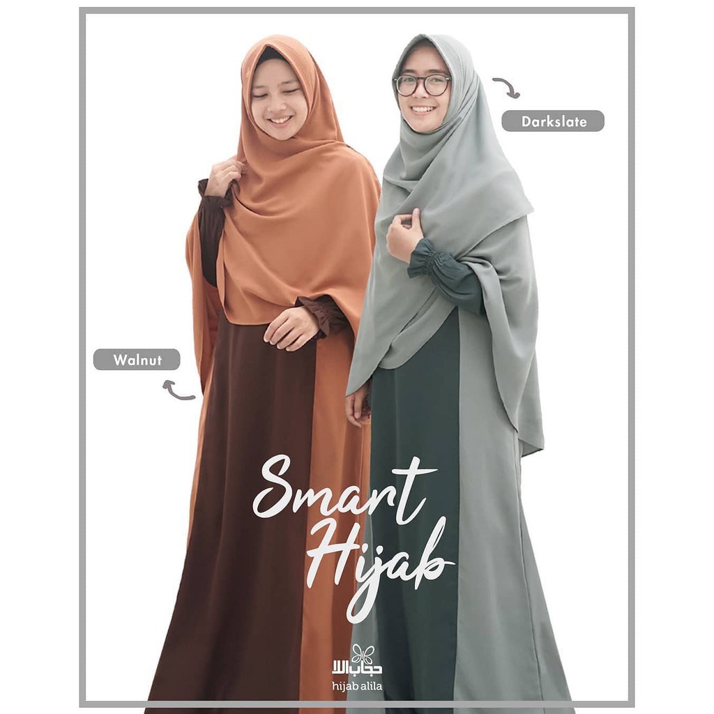 Gamis Smart Hijab Alila Shopee Indonesia
