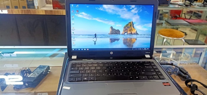 Laptop seken bekas HP Pavilion AMD A4 ram 4 gb vga termurah