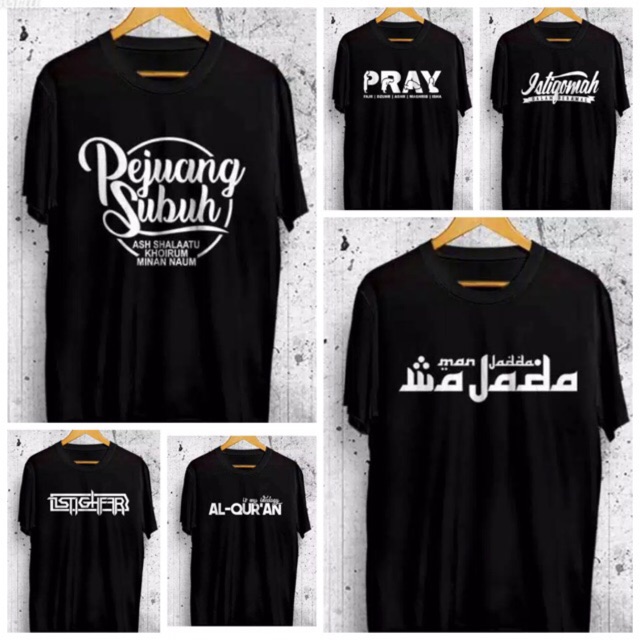 KAOS DISTRO ISLAMI / KAOS MURAH / KAOS DAKWAH ISLAMI / KAOS PRIA / BAJU PRIA lengan pendek-1