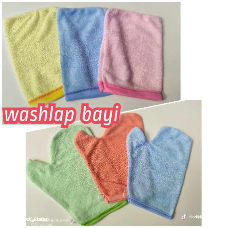 Washlap Bayi Kain Handuk Bentuk Jari &amp; Kotak