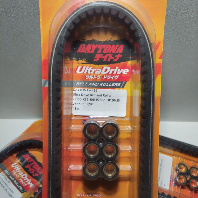 Daytona - V Belt/Van Belt set + Roller K36 Vario 125/150 ESP, PCX 150