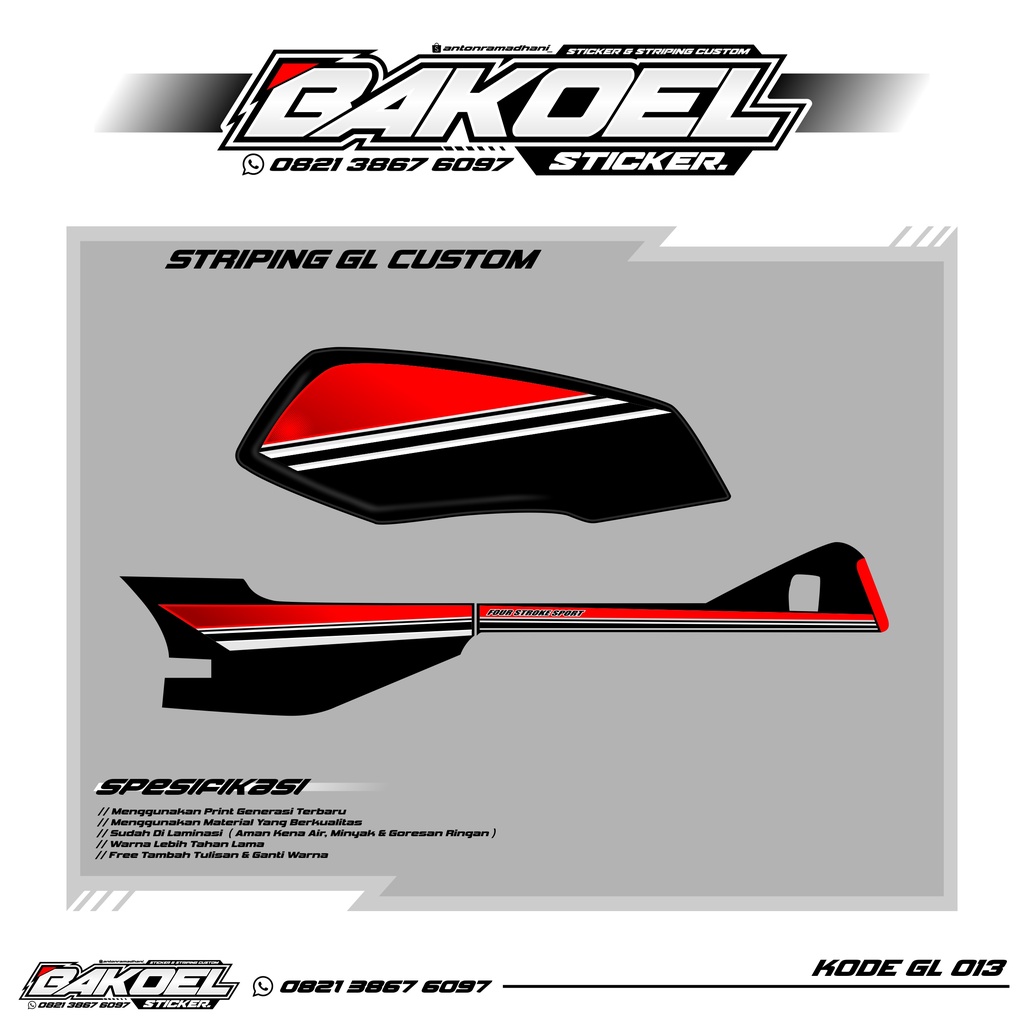STRIPING GL PRO/MAX CUSTOM - STRIPING GL VARIASI STRIPING GL MAX/PRO - STRIPING GL CUSTOM VARIASI