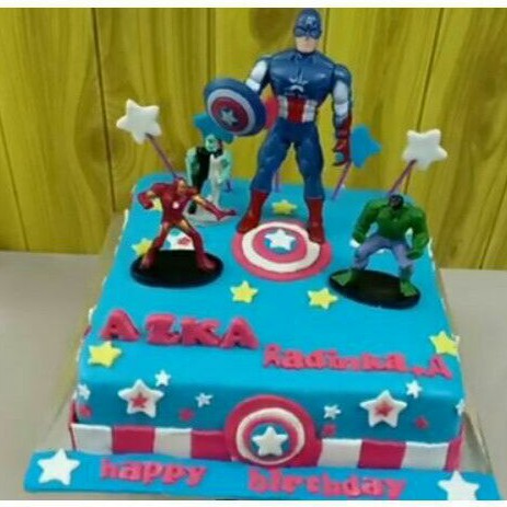 

kue ultah Captain America | KUE ULTAH MURAH